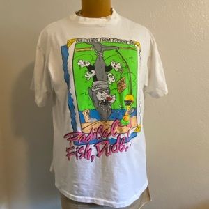 Vintage 90s Tweety & Sylvester Graphic Tee, Large
